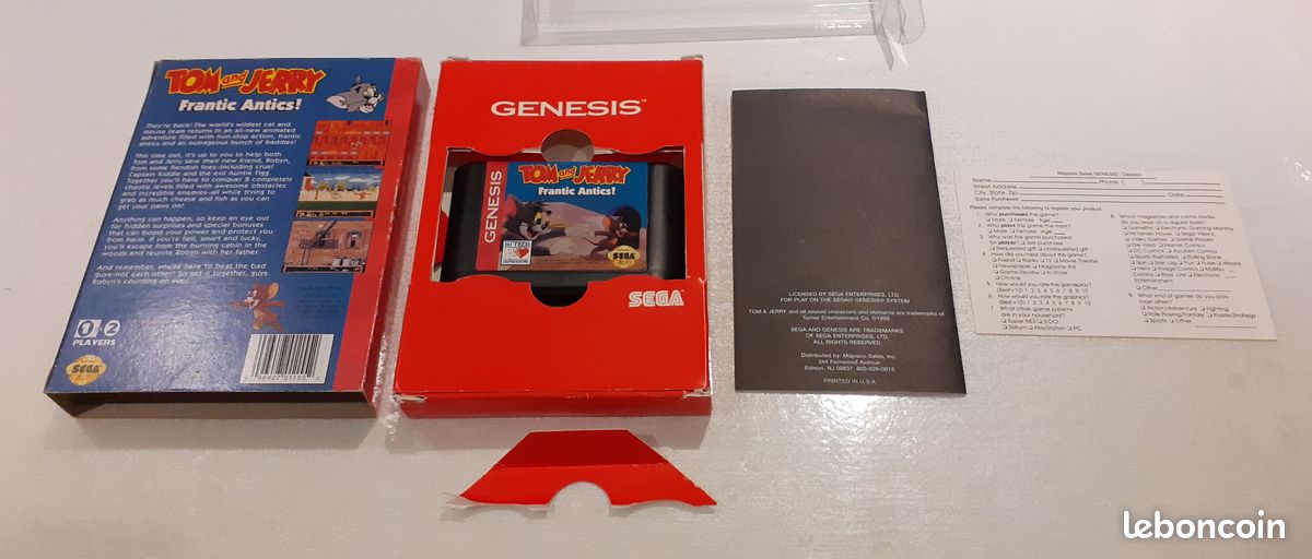 Tom and jerry frantic antics complet sega genesis megadrive us (image 5)