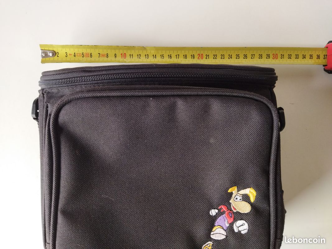 Sacoche De Transport PlayStation 1 Avec Jeu Rayman 2 - Pour Cartes Mémoire - Bon état