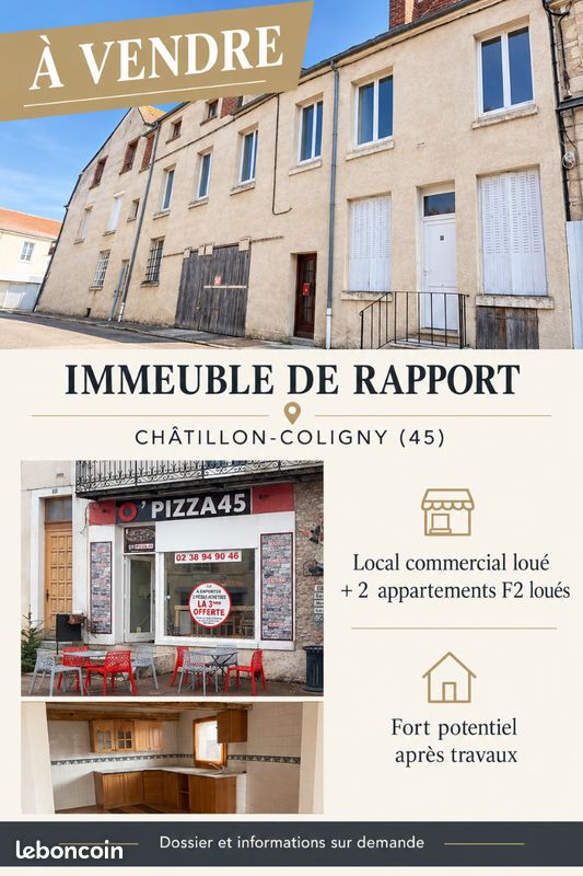 Immeuble 10 pièces 295 m² · à Château-Renard · 295 m² · 200 000 €