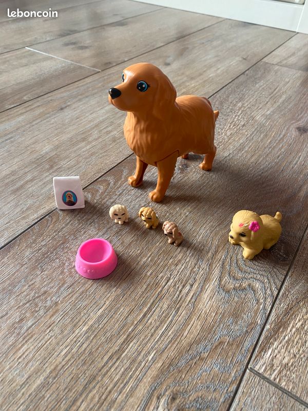 Chien et ses chiots barbie Jeux Jouets