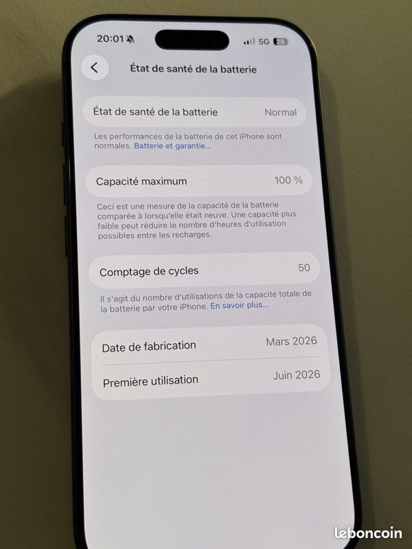 IPhone 17 pro 512 GO (image 2)