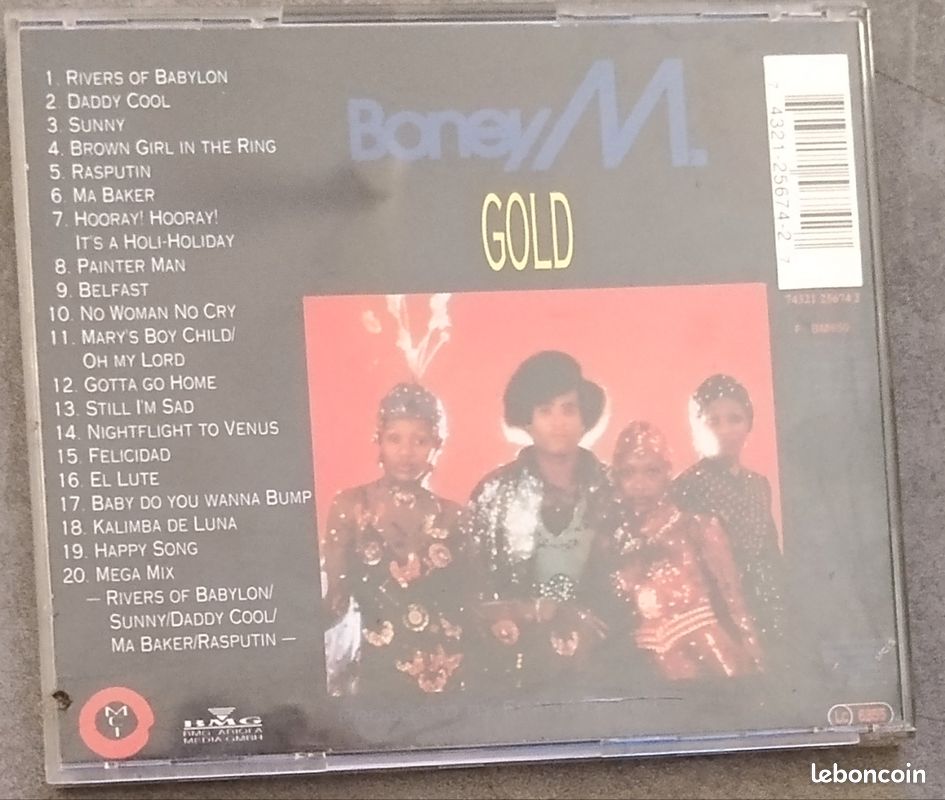 Boney M gold 20 super hits cd (image 2)