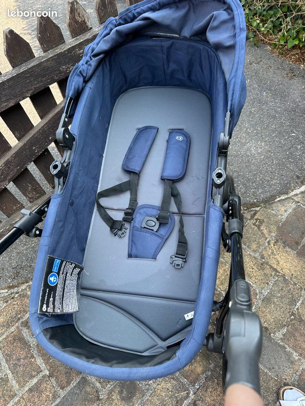 Poussette combinée 3 en 1 Kinderkraft MOOV – Bleu marine (image 4)