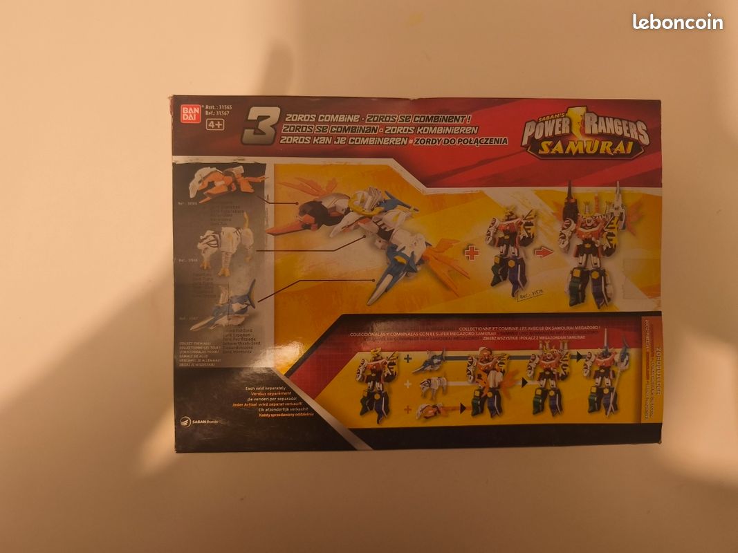 Samarai Power Rangers Lot Power Rangers Samurai,DX Samurai Megazord, Zord animal Scarabée ...