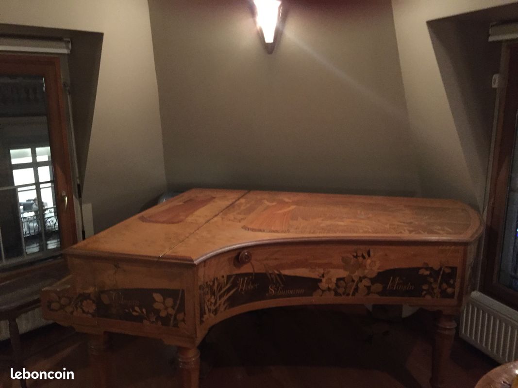 Piano 1900 art nouveau - Ecole de Couty (image 3)