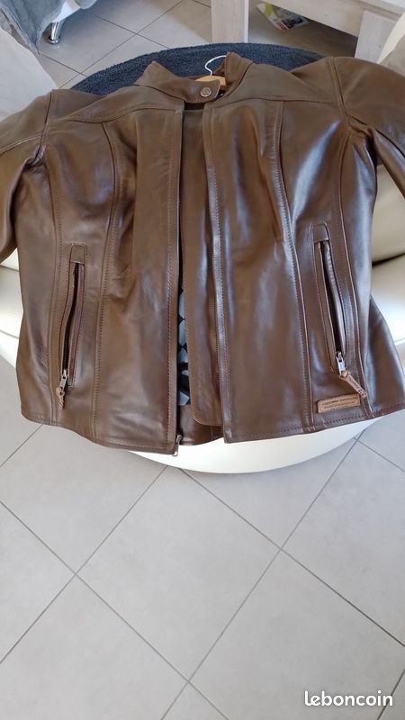 Blouson moto femme (image 1)