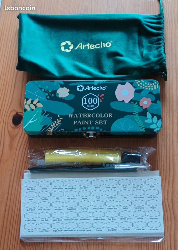 AQUARELLE set NEUF Pinceaux - Godets - Papier et autres articles (image 11)