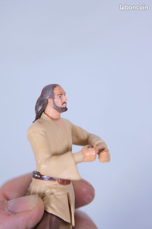 STAR WARS Figurine Hasbro 1998 La Menace Fantome Qui-Gon Jinn Liam Neeson (image 4)