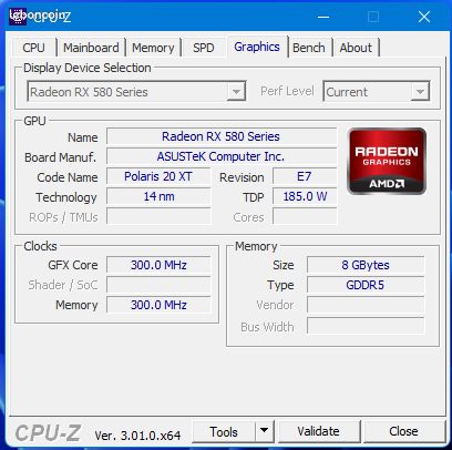 Carte graphique Asus Radeon RX 580 (Q2 2017) - 8 Go VRAM (GDDR5), PCIe 3.0, TDP 185W (image 12)