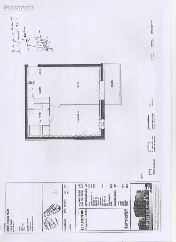Appartement 2 pièces 41 m² · à La Rochelle · 41 m² · 860 €
