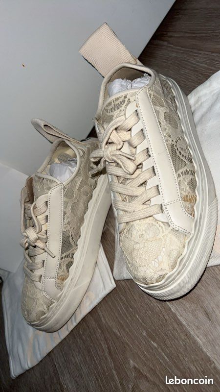 Basket Chloé dentelle Chaussures