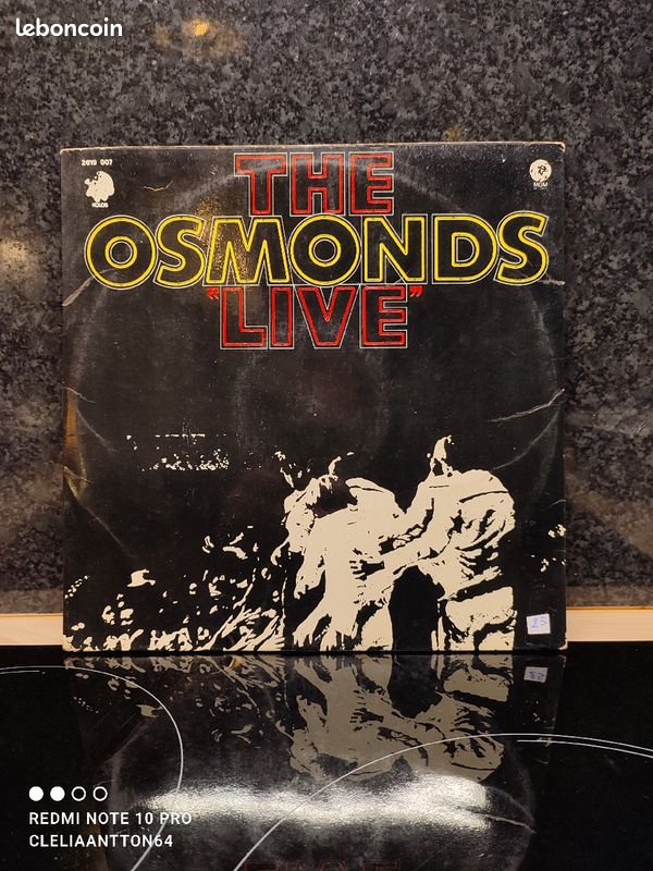 The Osmonds " Live" (image 1)