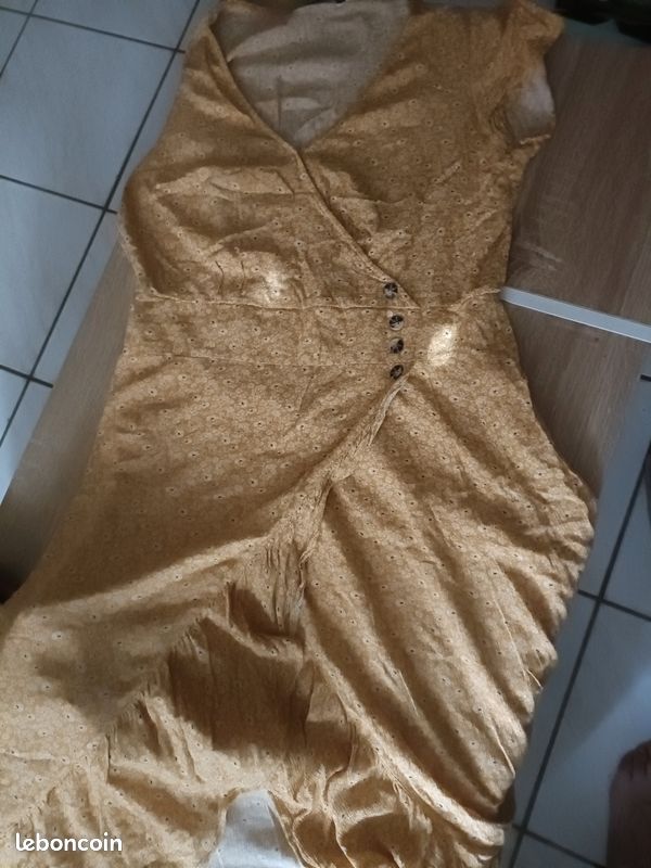 Robe longue jaune Bonobo taille M (image 2)