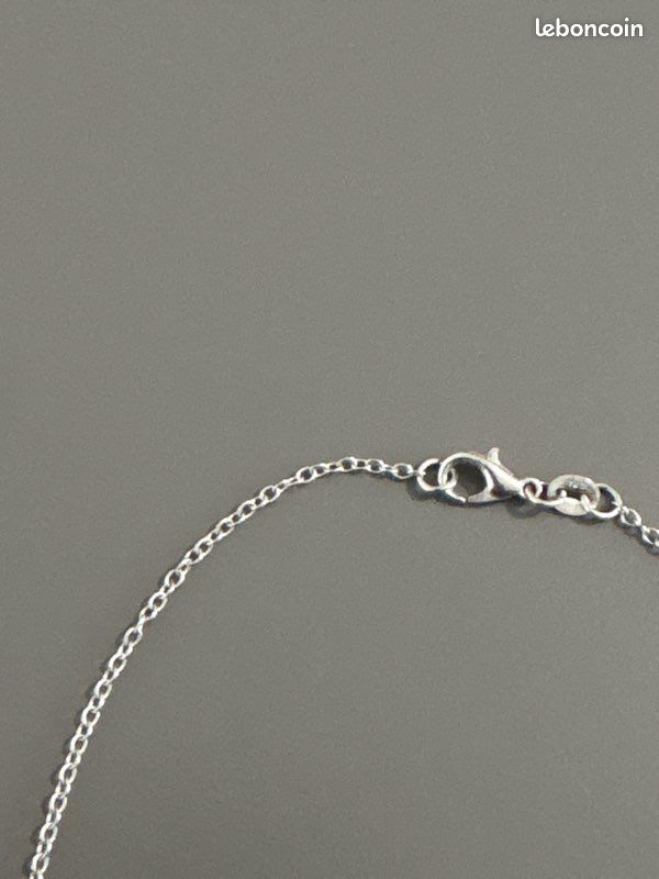 Chaîne en argent 925 longueur 47 cm maillon de 1,5 mm K (image 2)