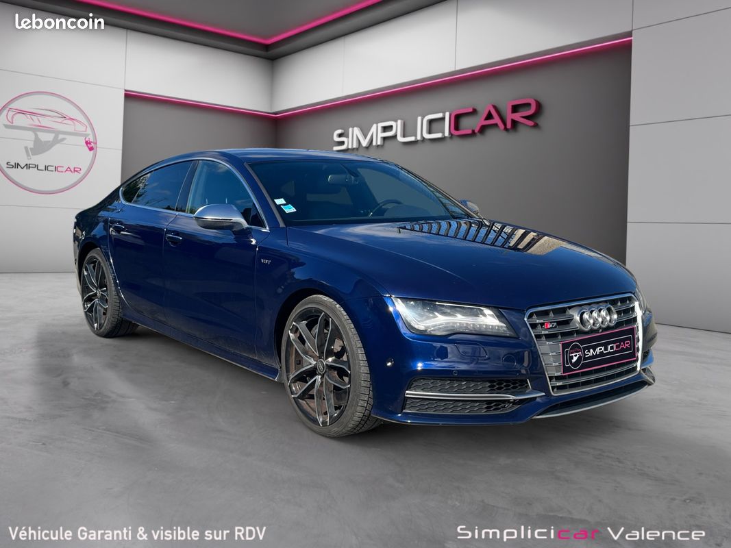 AUDI S7 SPORTBACK 4.0 TFSI 420ch QUATTRO S TRONIC 7 Sièges à mémoire chauffants ventilés Pack carbone Clim 4 zones Attelage amovible (image 1)