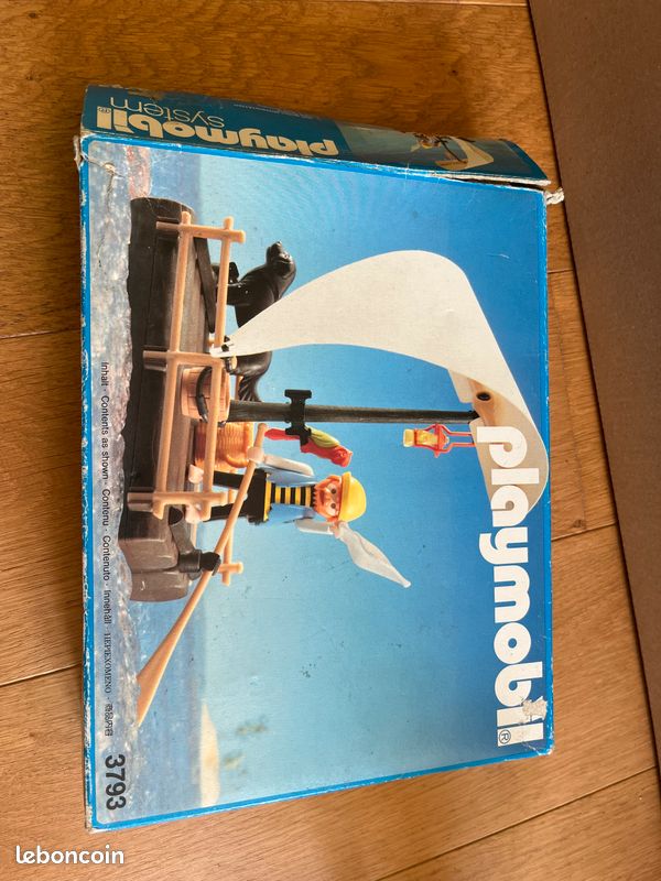 Pirate Playmobil sur radeau à voile blanche 3793 Jeux Jouets