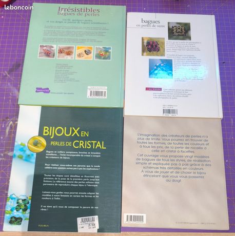 Lot De 2 Livres - Fabrication De Bijoux En Fil Et Perles
