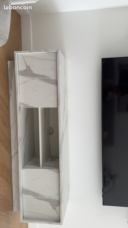 Meuble tv effet marbre (image 6)