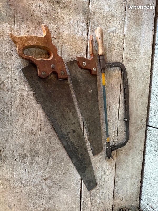 Lot d'outils agricoles, d'atelier et de jardin anciens – Vintage & décoration (image 4)
