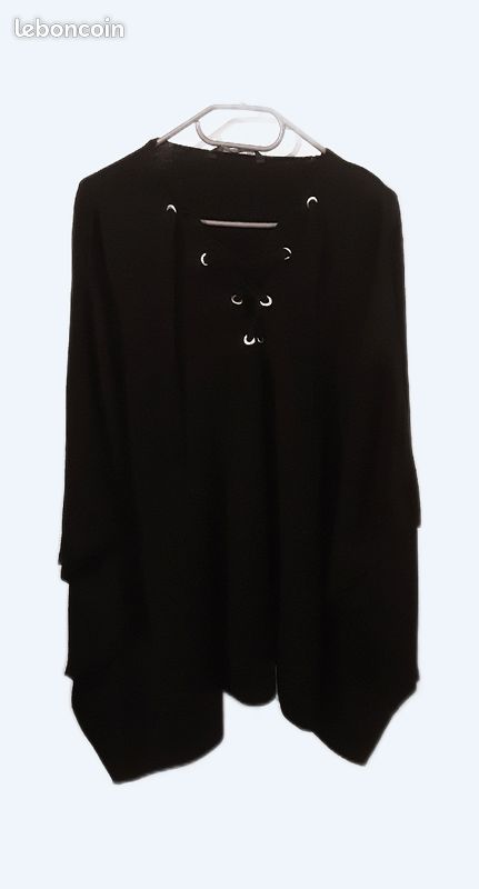 Poncho maille femme taille M (image 1)
