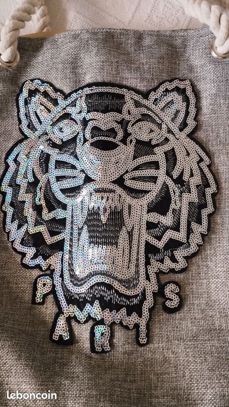 Grand sac cabas en toile Neuf (image 2)