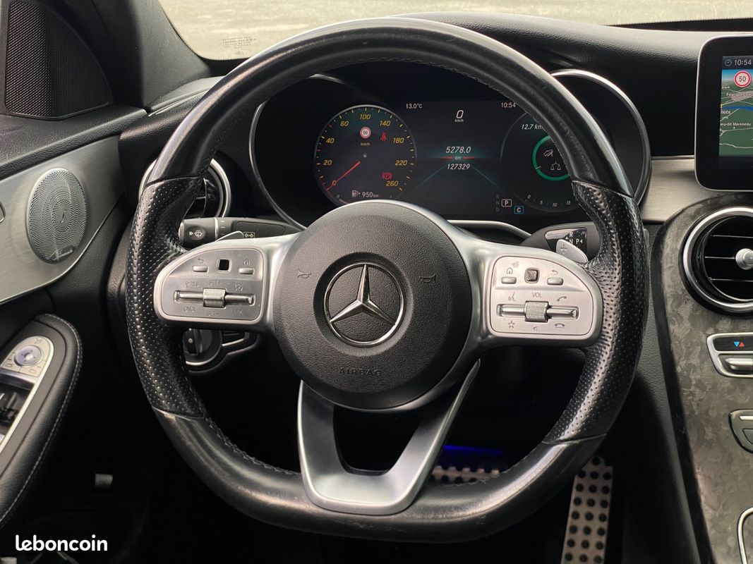 Mercedes CLASSE C 220D 194 ch / Toit ouvrant / Ambiance LED intérieur / Son Burmester / Sièges chauffants / Virtual Cockpit / Caméra 360° (image 8)