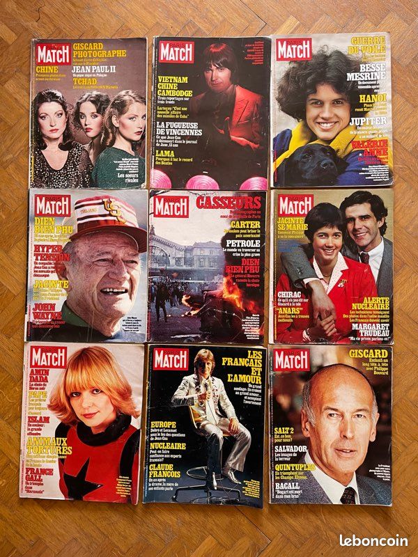 PARIS MATCH N° 1559 - Jacinte Giscard d'Estaing (13 avril 1979) EUR 9,99 - FR