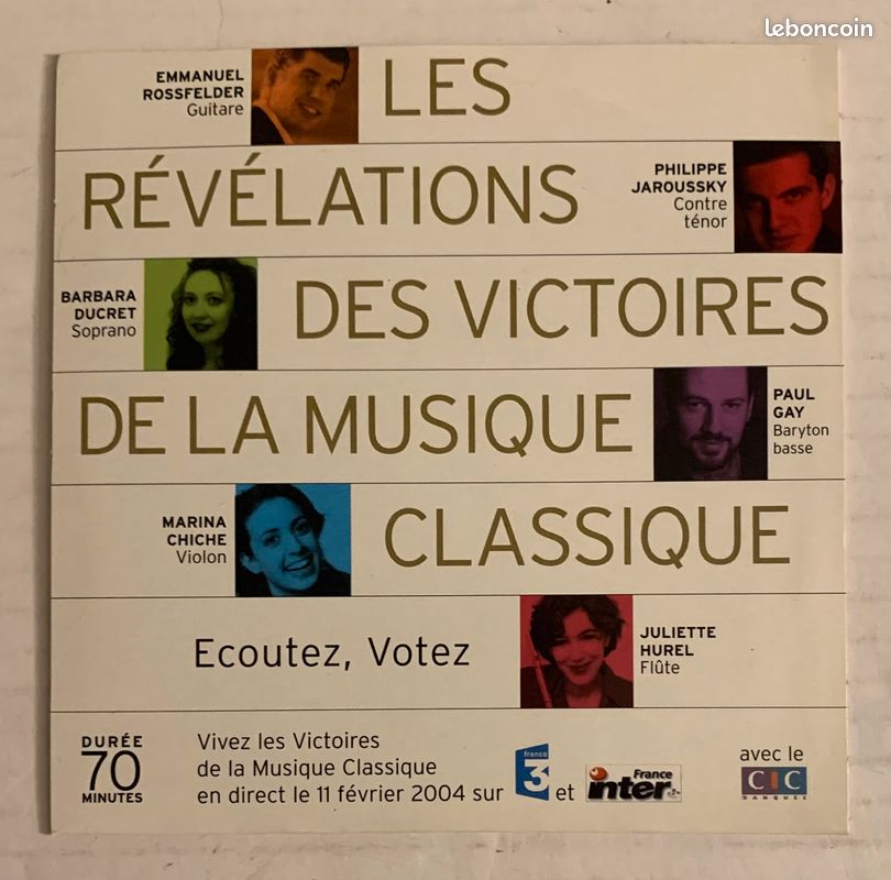 CD les révélations des victoires de la musique classique 2003 (image 1)