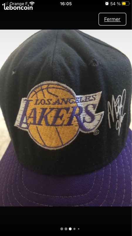 Casquette vintage Lakers (image 1)