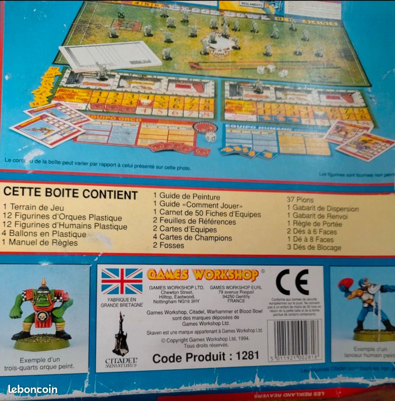 Lot de 6 trophées - jeu de football fantastique - FR