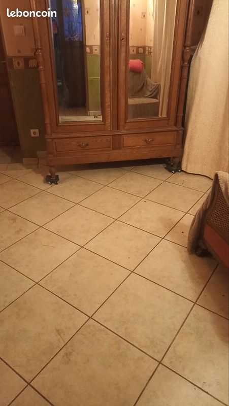 Armoire chêne clair avec miroir (image 2)