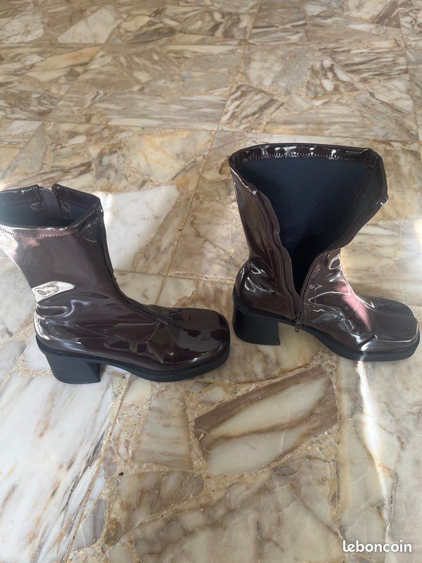 Leather Bottine Jennyfer Boot Botte Jennyfer Jennifer – Bottes En