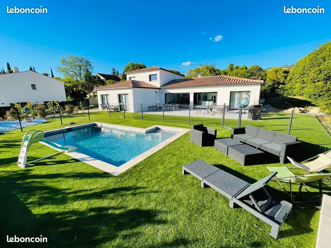 Villa climatisée avec piscine côte d'azur - 26 juillet-2août (image 1)