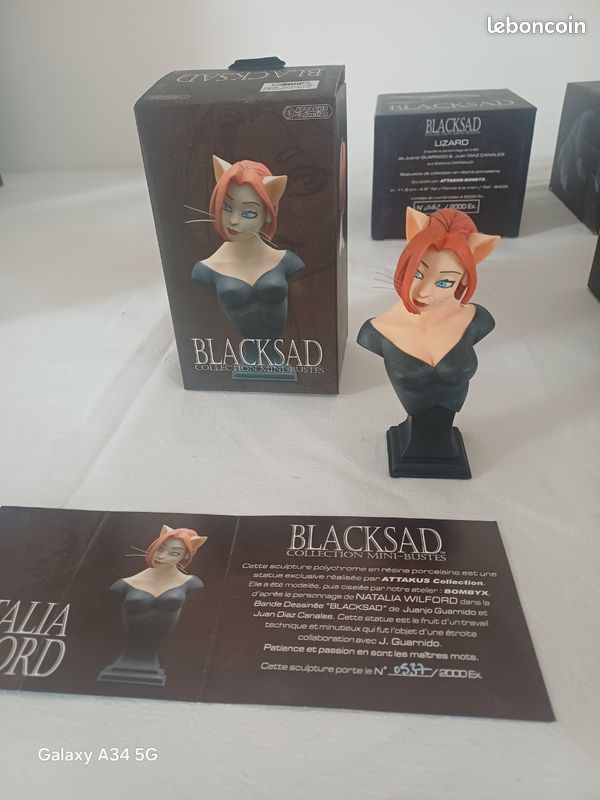 Buste Alma Mayer Blacksad Attakus – Édition Limitée 0037/2000 Avec Boîte