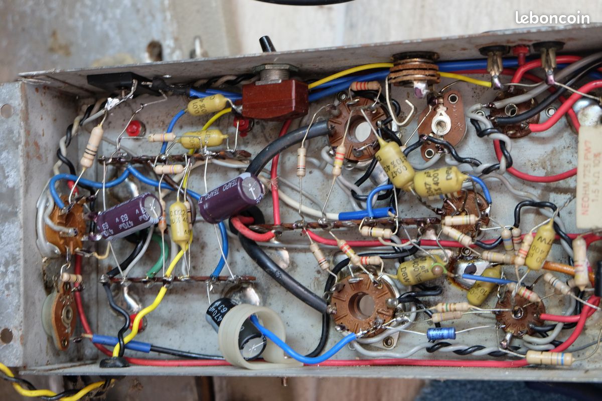 Ampli à lampes FARFISA FR 40 vintage années 60 restauré (image 16)