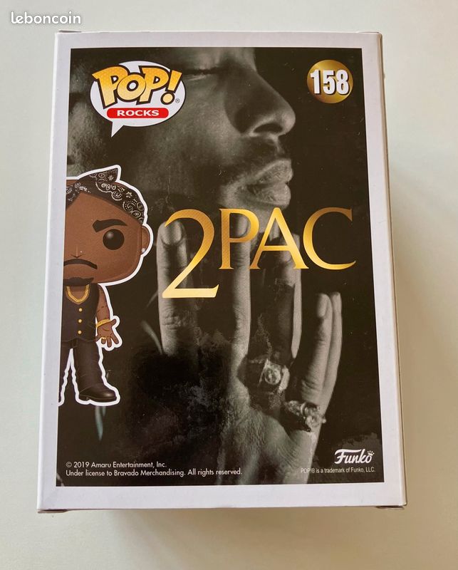 Funko Pop Tupac Shakur n°158 (2Pac) (image 2)