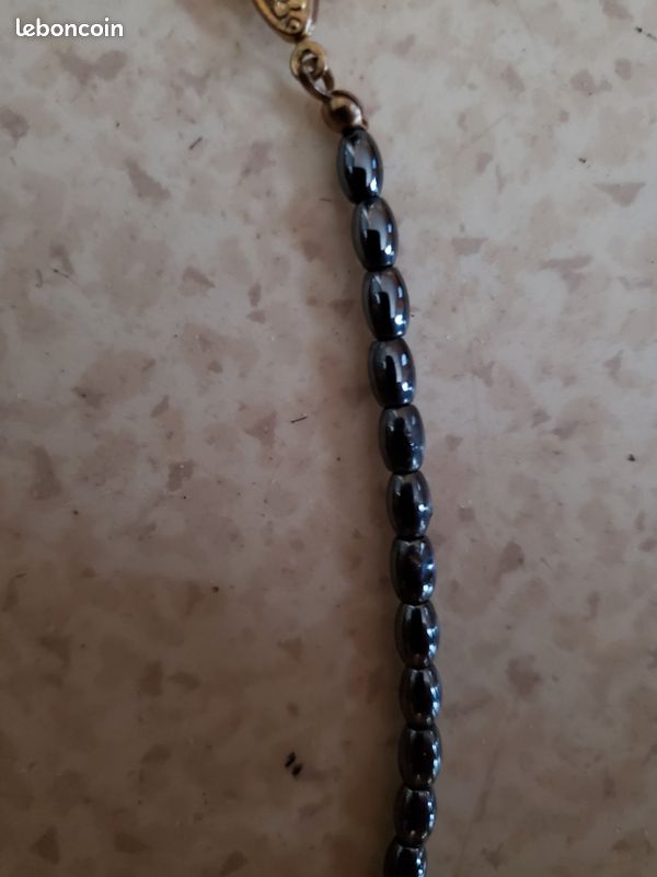 Superbe collier hematite (image 1)