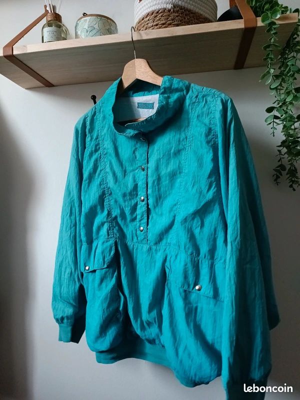 Veste rose vintage et bleue | Vêtements