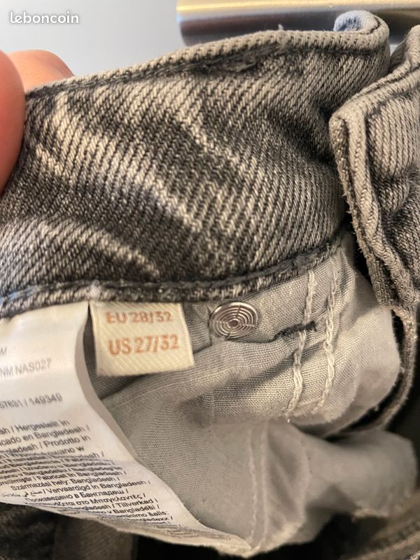 Jean Femme Silver - Taille 32 - Modèle éperon - Occasion En Très Bon état