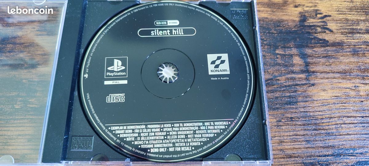Silent Hill Demo – PS1 Jeux vidéo