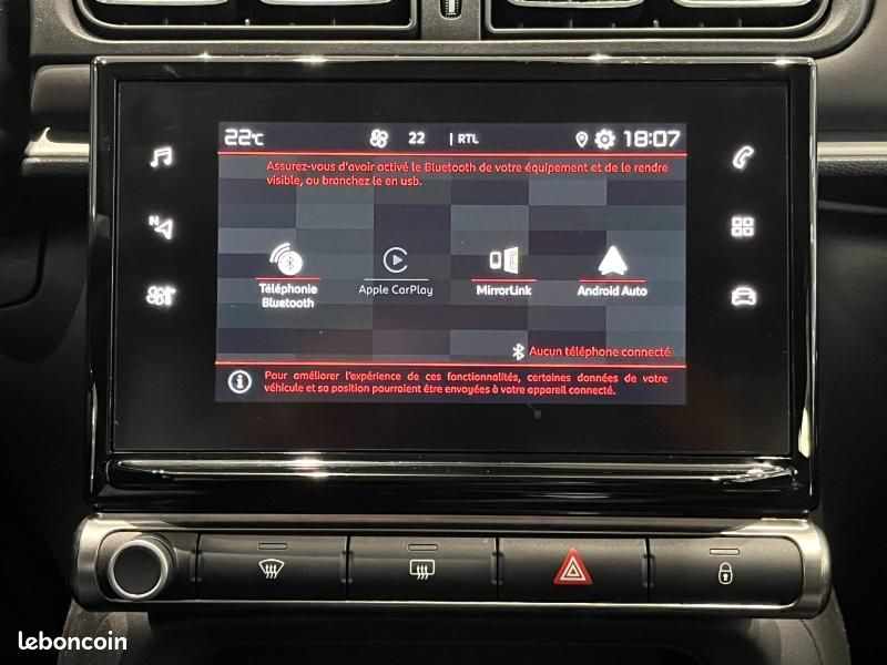 Citroen C3 Essence 83 C-Series GPS Radar Recul CarPlay Clim Auto 1ère main (image 17)