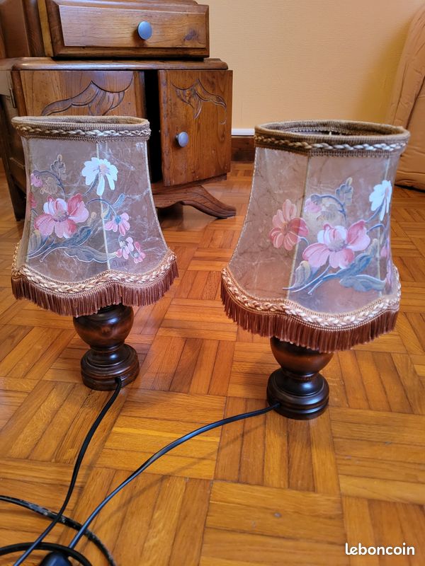 2 Lampes de chevet anciennes (image 1)