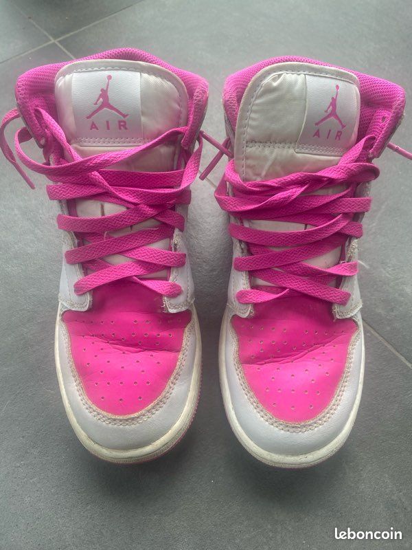 Baskets fille Nike Jordan rose 36,5 Chaussures