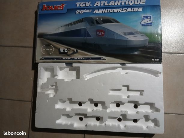 Coffret tgv atlantique jouef ho 4 elements train electrique record