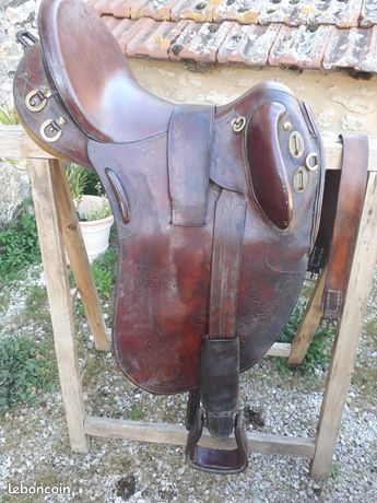 Selle Australienne En Cuir RIDEX - Toutes Tailles Dispo (10 à 22 Pouces) - Traditionnelle