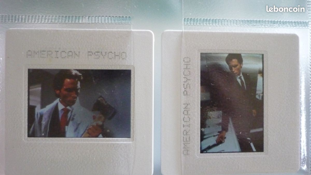 Lot de 5 diapositives film Américan Psycho (image 7)