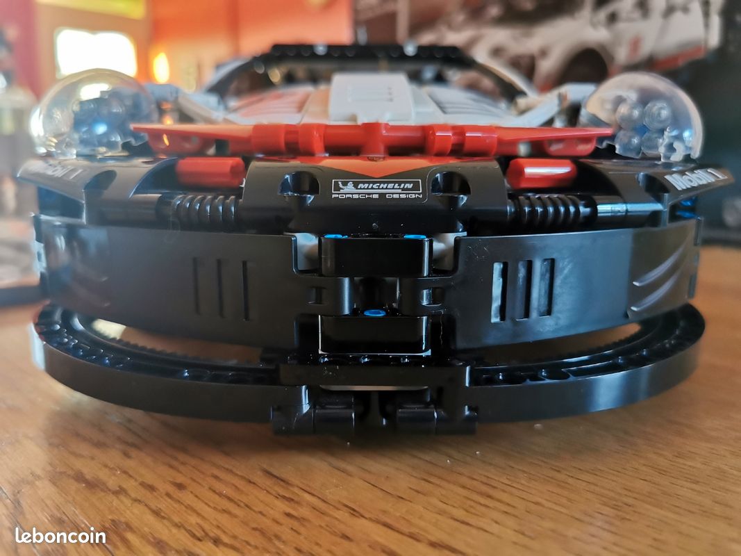 Vitrine en acrylique pour Lego 42096 Technic Porsche 911 RSR, couvercle anti -poussière, miniatures, modélisme (2 mm