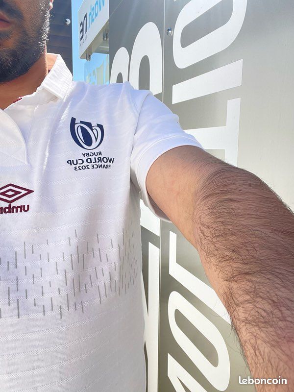 T-shirt Supporter Angleterre Coupe du Monde Rugby Bleu en vente sur Rugby Shop