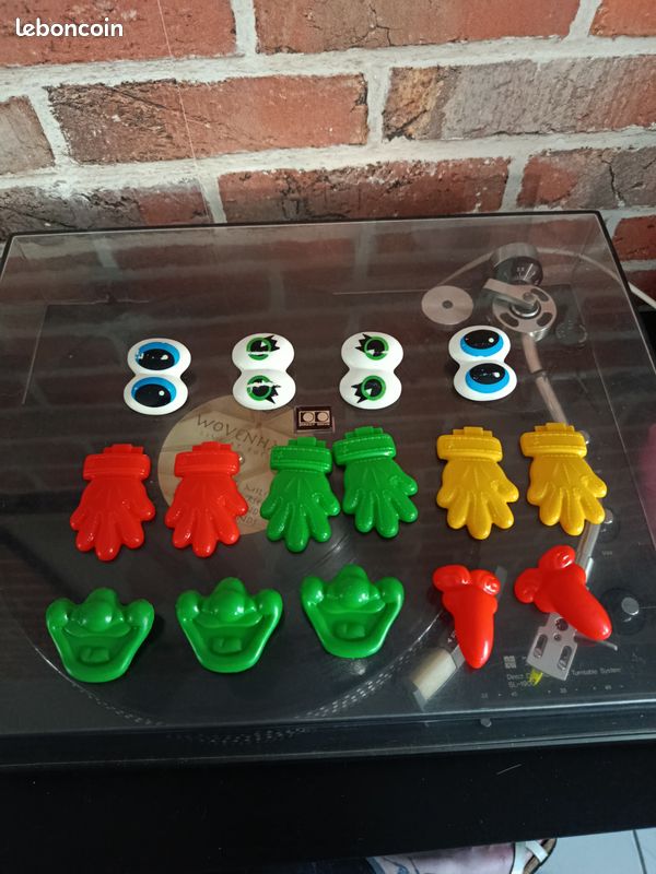 Clips Pipo Fluo – Vintage Années 80/90 – Sous Blister – Rare – Mode Rétro – Bijoux Plastique