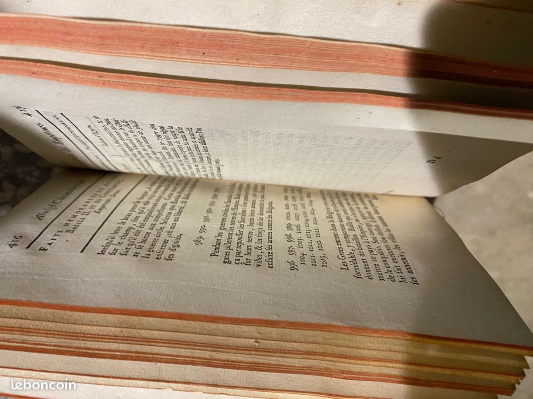 Livre ancien de 1754 (image 4)